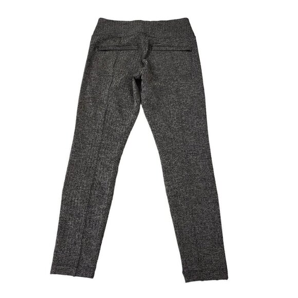 Athleta‎ Leggings Womens Small Delancey Herringbone Gray Stretch Zip Pocket - Picture 4 of 13